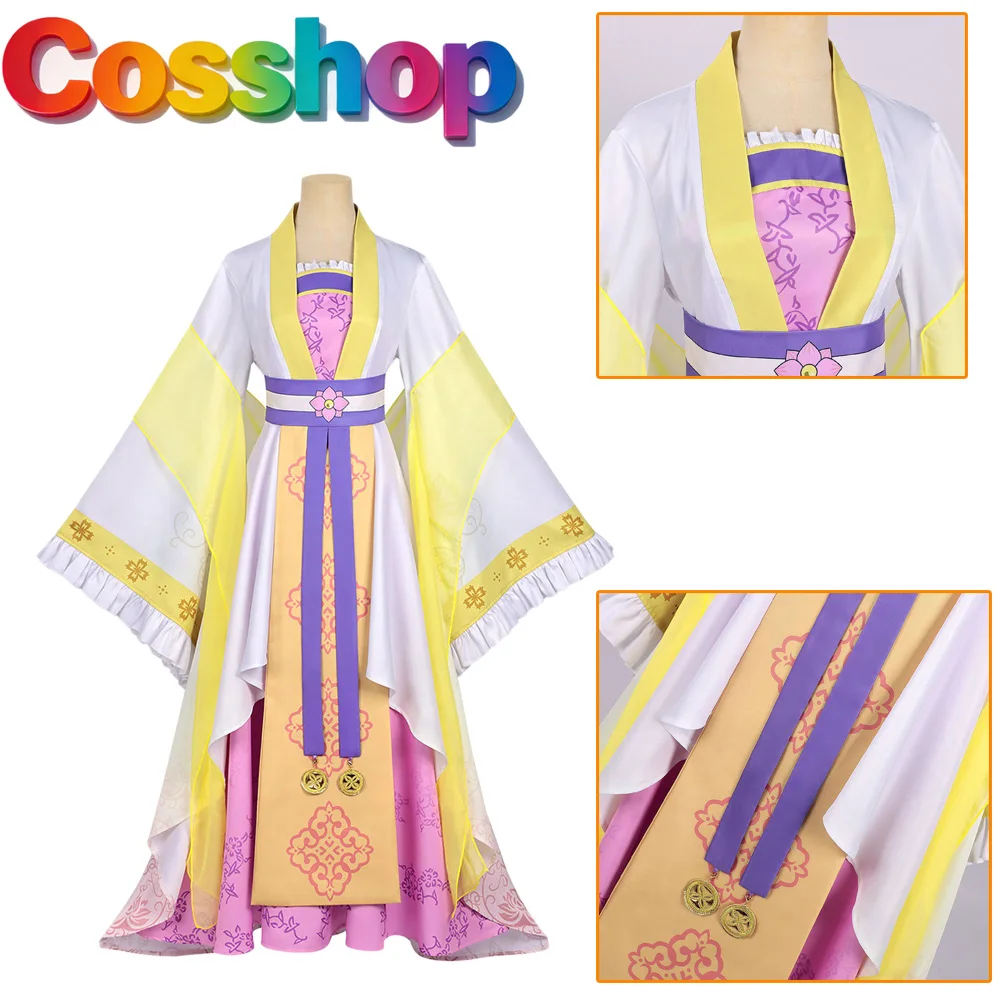 

2026 Anime Though Inept Villainess Huang Linglin Ancient Cosplay Dress For Women Female Halloween Carnival Party Costume
