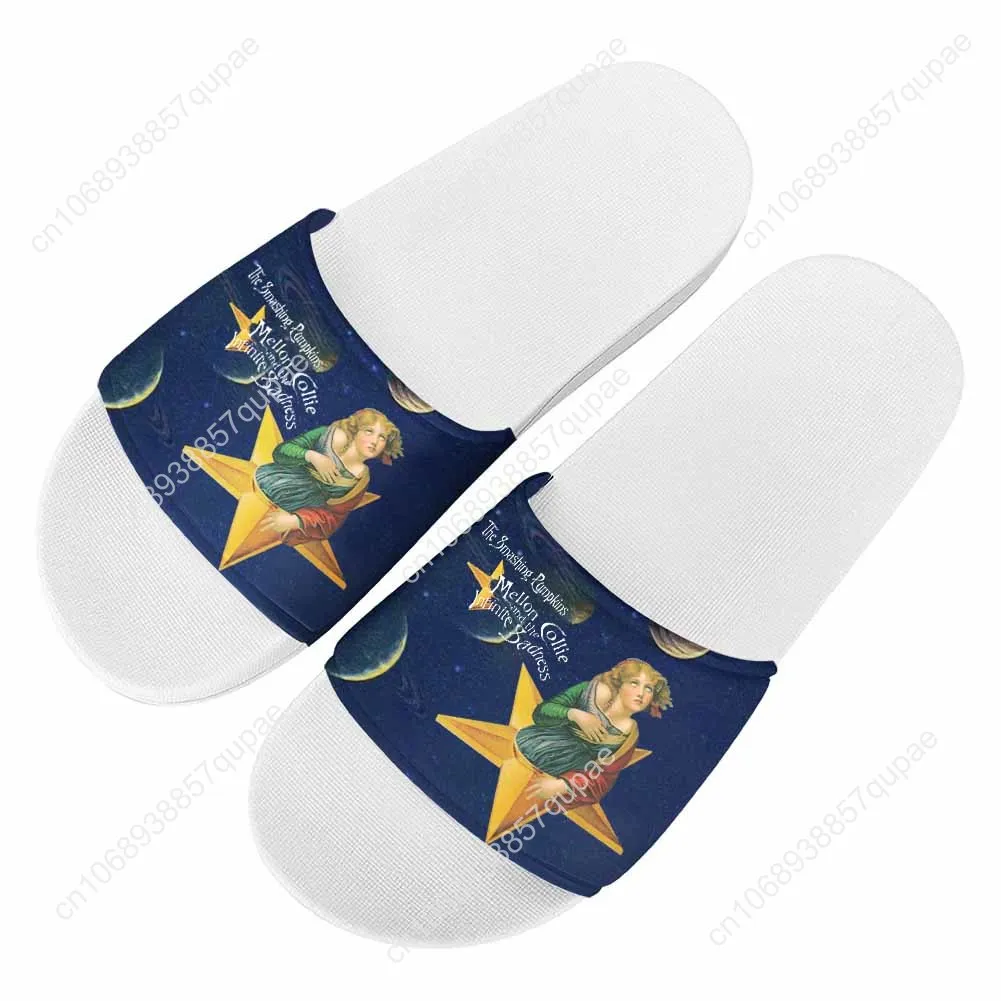 The Smashing Pumpkins Rock Band Slippers Home Water Shoes Men Women Teenagers Beach Pool Sandals Fashion Custom Summer Slipper