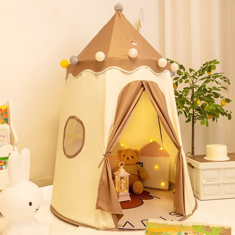 

Indoor Children Tent Indoor Sleep Dome Safety Small Houses Baby Playhouse Girl Princess Castle Toy Tent Child Teepee Toys Tents