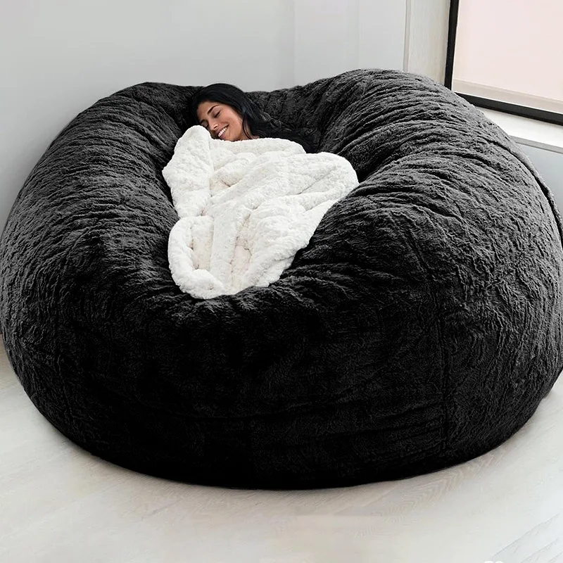 Cover (Filling Not Included) - Extra Large Bean Bag Cover for Living Room Sofa Best-Selling Modern Minimalist Sofa