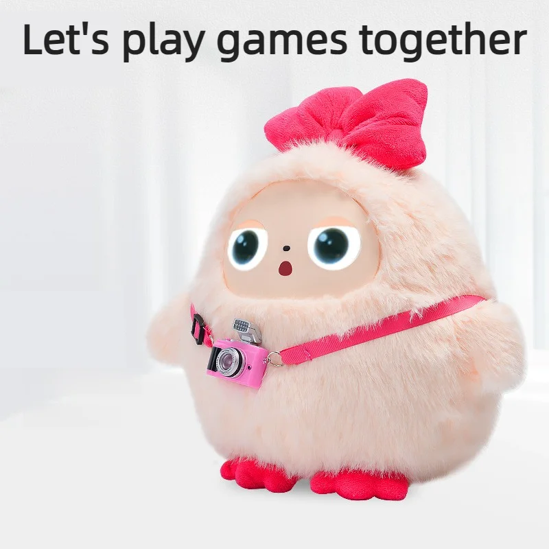 2026 NEW AI Plush Toy Robot Smart Interactive With LED Eyes&Voice Control App Compatible Soft Companion - Image 3