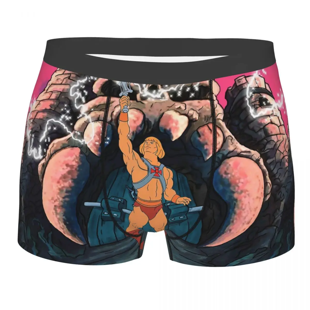 Men\'s He-man Transform Tribute Underwear He Man Masters Of Universe Skeletor Boxer Shorts Panties Male Breathable Underpants