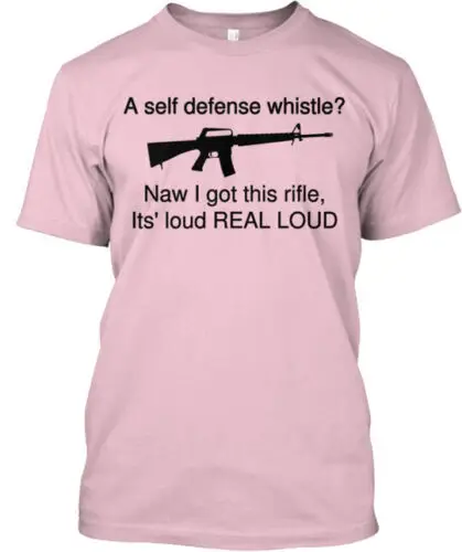 Self Defense Whistle T-Shirt Made in the USA Size S to 5XL