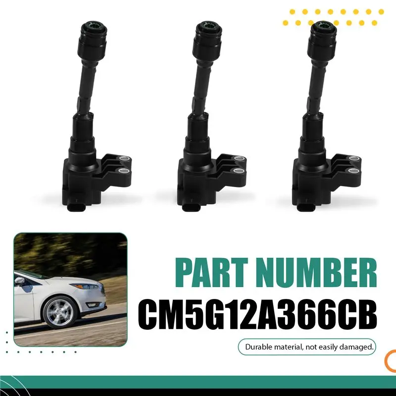 Комплект из 3 катушек зажигания A95E для Ford Focus III 1.0 2012- Ecosport Fiesta VI Mondeo V C-MAX II 2012-2019 Transit CM5G12A366CB