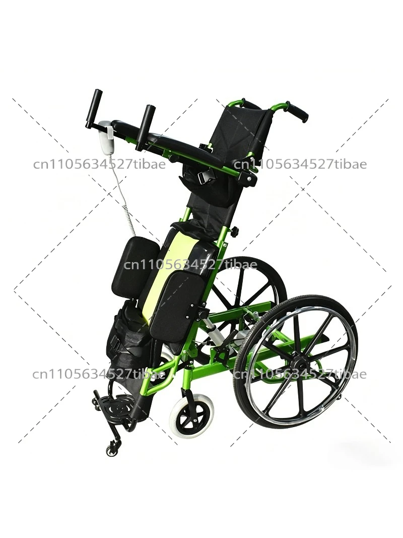 Push Stand Up Standing Wheelchair By Remote Control for The Disabled Paralytic Paraplegic People Use