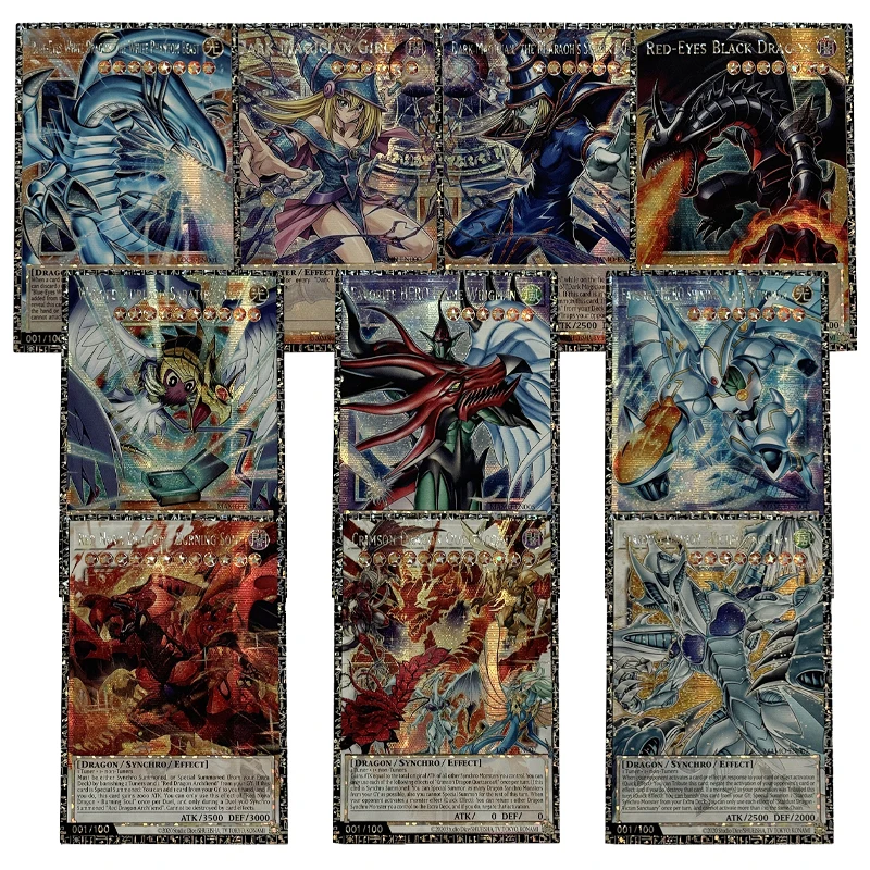 Orica YUGIOH Collection DIY Proxy Cards Dark Magician GirL Grand Master Rare Deep Eyes White Dragon the Blue Abyss Not Original