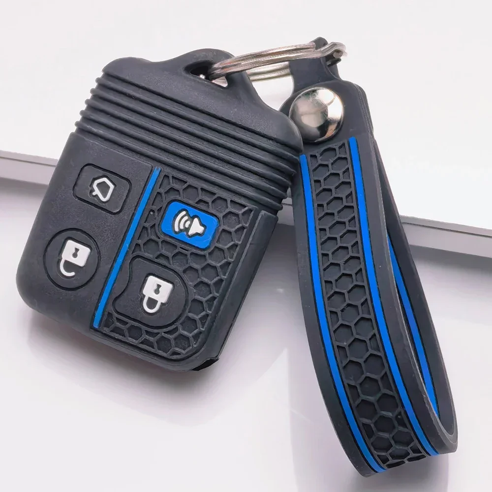 Silicone Car Key Case For Ford F150 F250 F350 F450 F550 Ranger Explorer Expedition Edge Escape Mustang Fusion Ecosport Mondeo