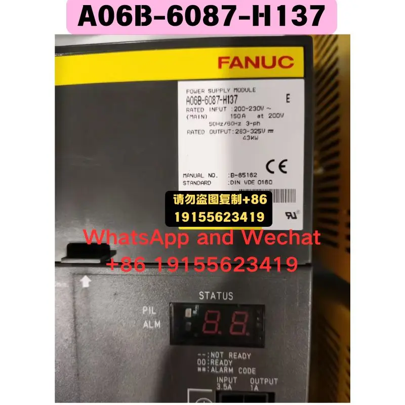 Used OEM disassembled parts A06B-6087-H137 Driver Functional test OK Fast delivery