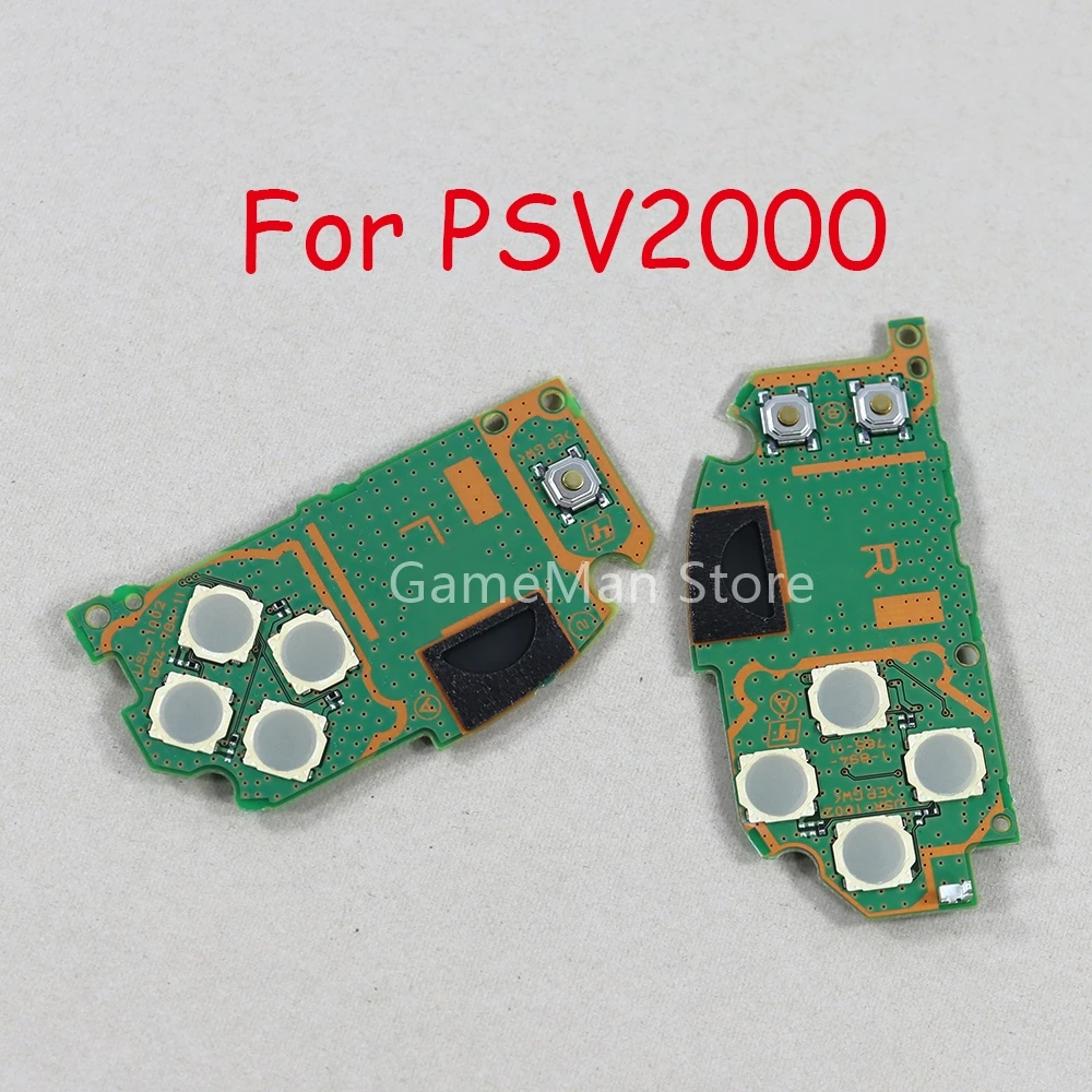 1 قطعة الأصلي اليسار اليمين PCB وحدة الدائرة مجلس L R التبديل زر D الوسادة لوحة المفاتيح ل PSV2000 PSVita2000