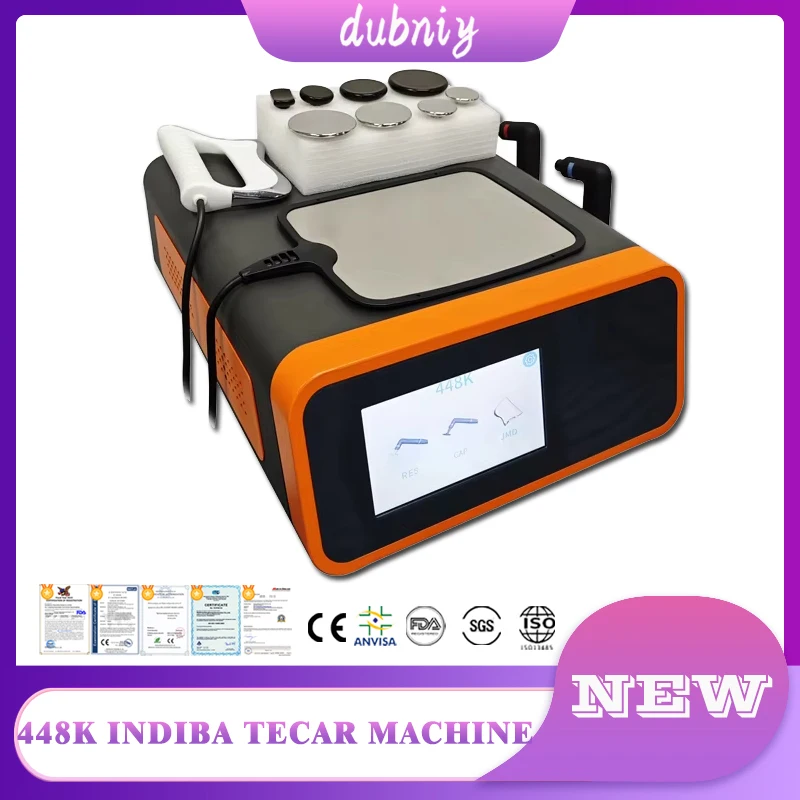 2024 Newest INDIBA Tecar 448KHZ Cavitation Body Care System RET CET Slim Machine for Pain Relief Weight Loss Spain Technology