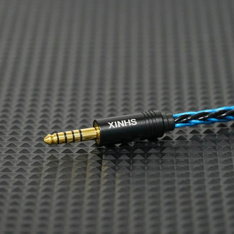 XINHS XH17 Blue Flame 8-Core 5-Element + OCC Graphene HIFI Kopfhörer-Upgrade-Kabel für alle Arten von Kopfhörern 0,78 2PIN/IE900 – Detail 3