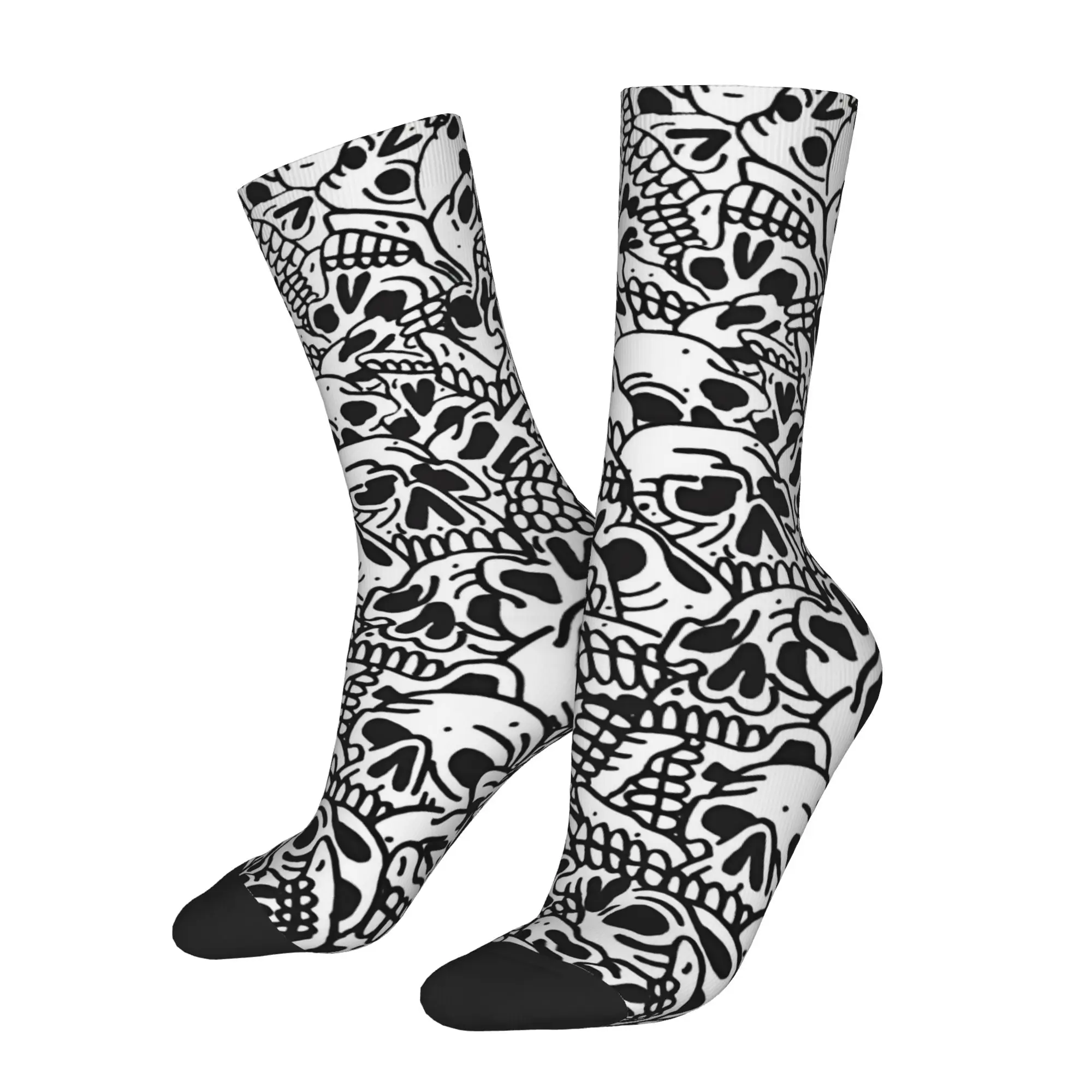 

Funny Sock Bone Harajuku Quality Pattern Printed Men Socks Novelty Men's Socks