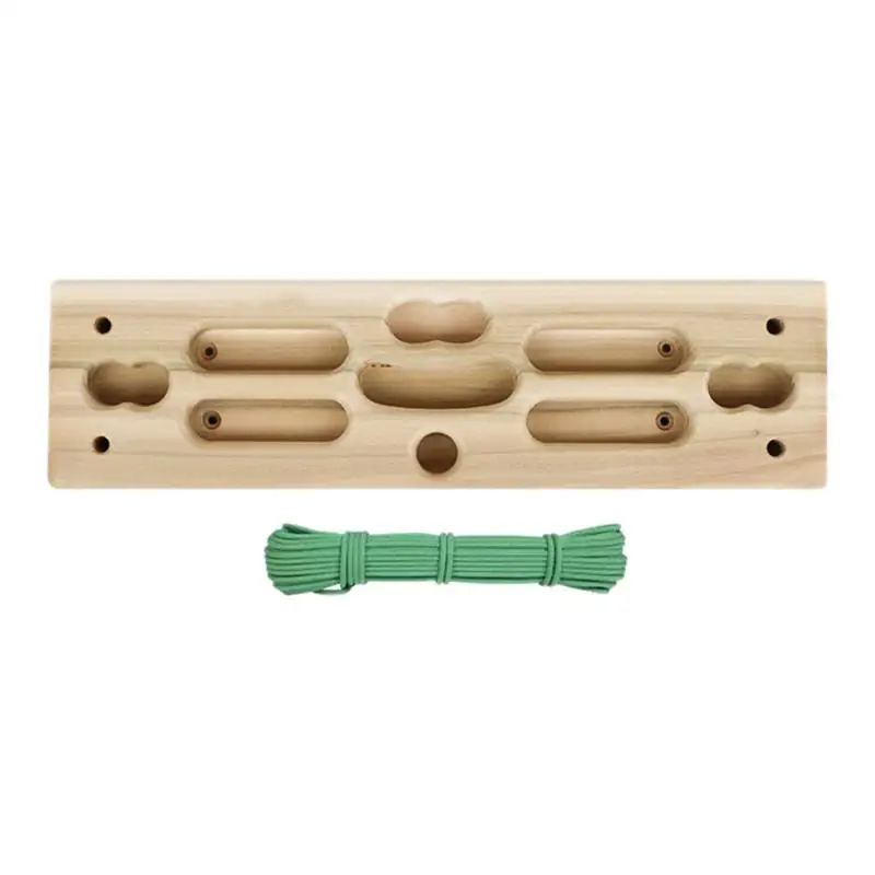 

Rock Climbing Hangboard Wood Portable Hangable Climbing Hangboard Hand Grip Strengthener Rock Climbing Fingerboard With Multiple