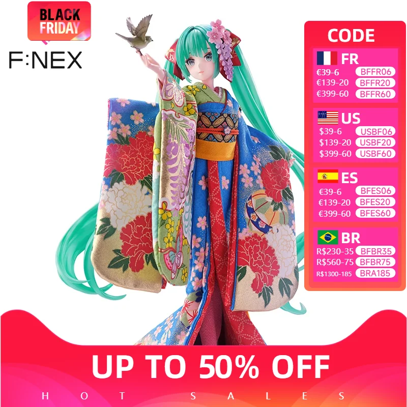 In Stock Genuine Original F:NEX Hatsune Miku -Japanese Humanoid- Action Anime Figure Collectible Model Dolls Statuette Ornament