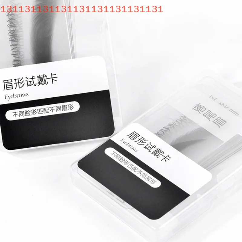لعرض صالون أنماط الحواجب الشهيرة للنساء 6 أنماط بطاقة تجريبية للحواجب أداة احترافية للتطبيق المسبق