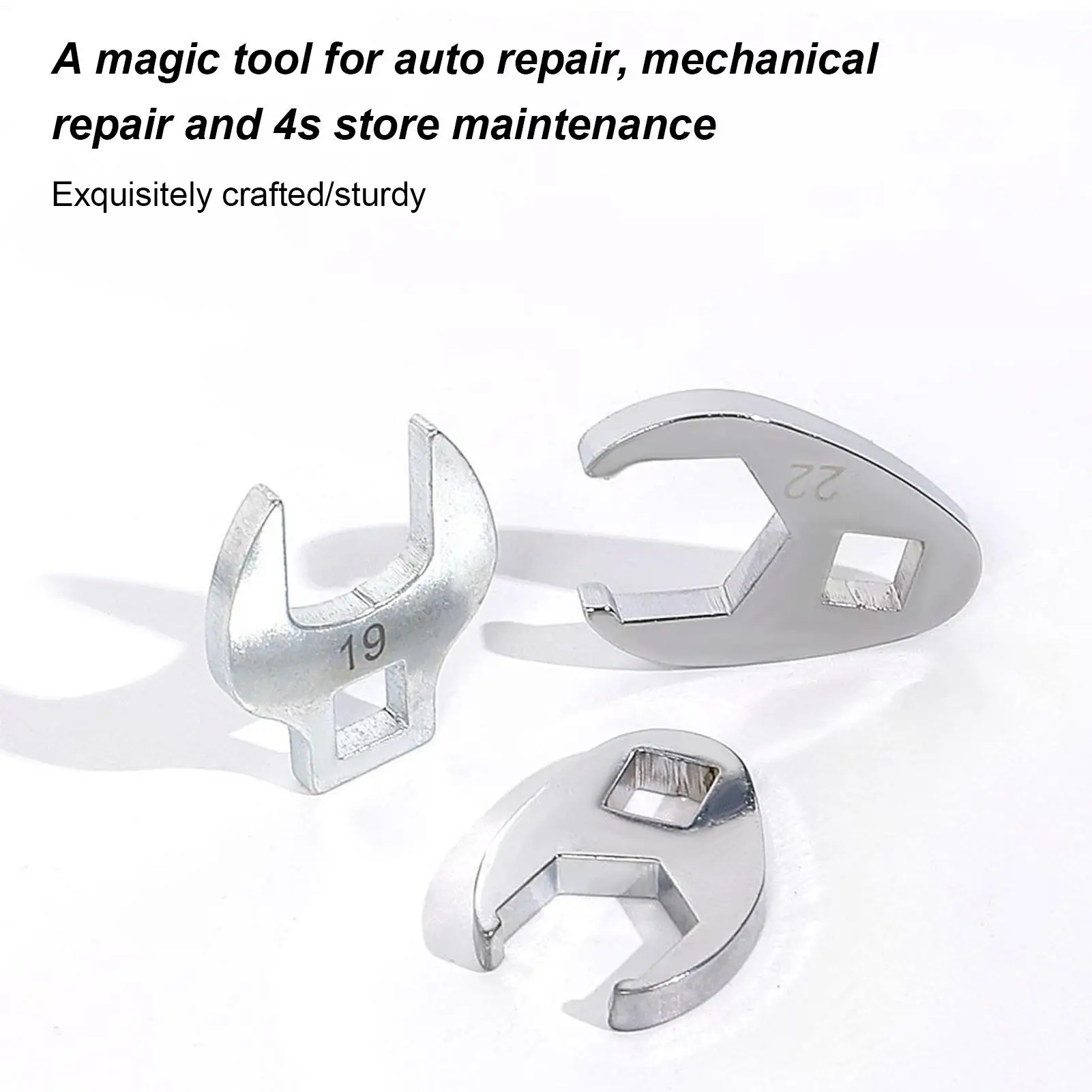 Auto Wrench Set 9 Pieces Automotive Wrench Set Oil Pipe Spanners For Ratcheting Driver Repair Work Truck Automotive Motorcycle