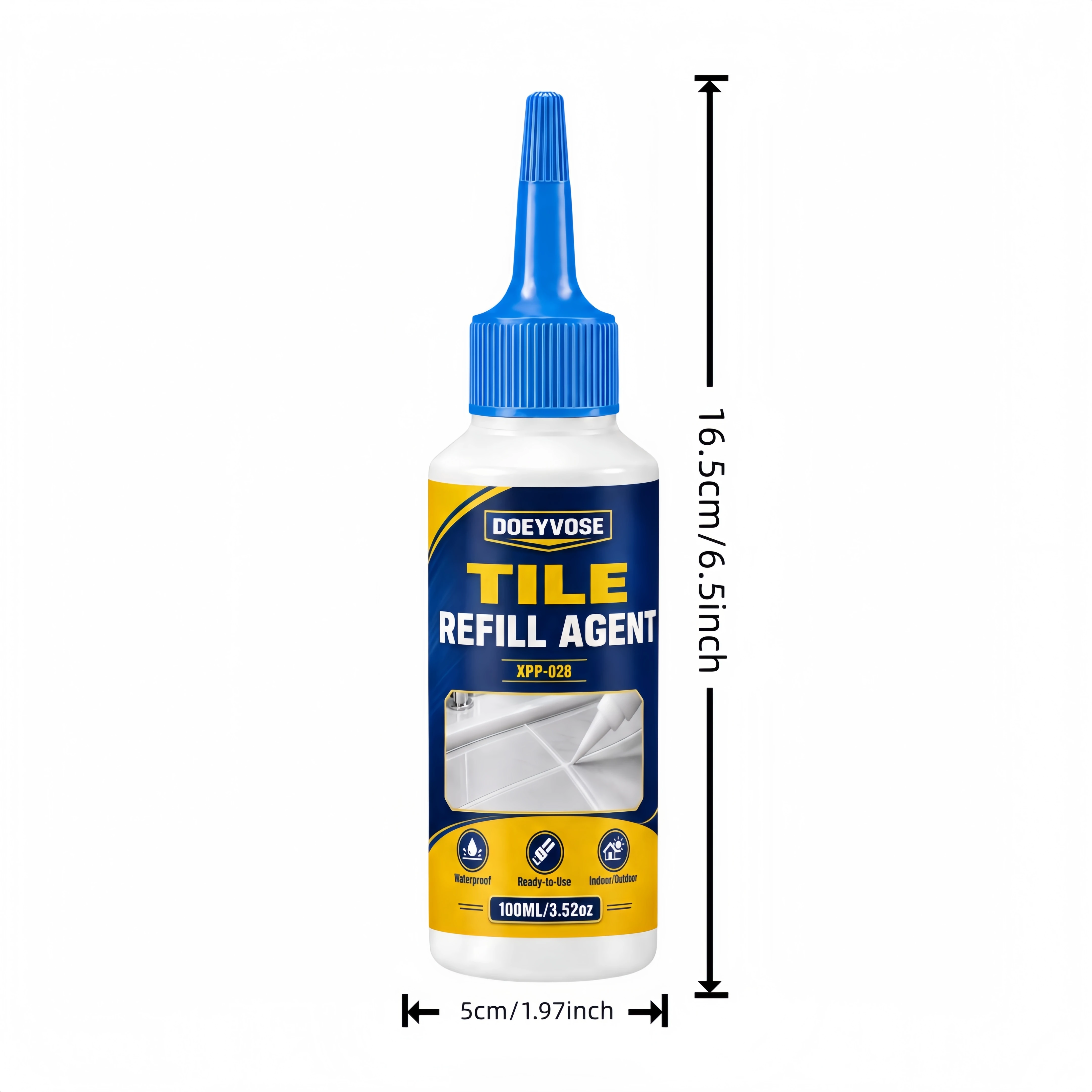Ceramic Tile Gap Filler 100ml Waterproof Grout Sealant Easy Clean Home Improvement Tile Repair Glue