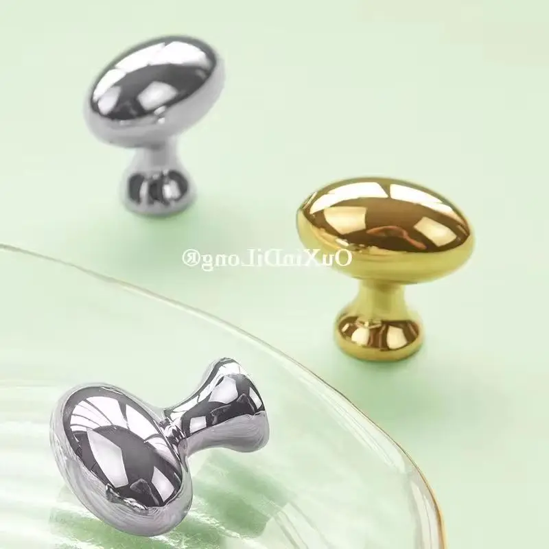 Luxury 10PCS Solid Brass Furniture Pulls Handle Drawer Knobs Cupboard Wardrobe Closet TV Wine Cabinet Pulls Knobs Gold/Chrome