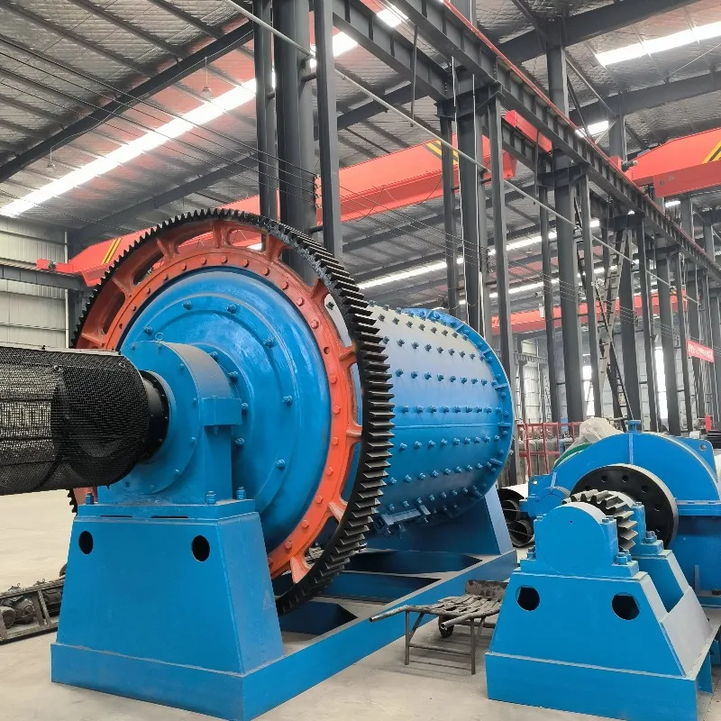 Industrial Ball Mill 900x1800 Model For Limestone Quartz Ore Fine Grinding Fully Automatic Control Customized Lining Plate