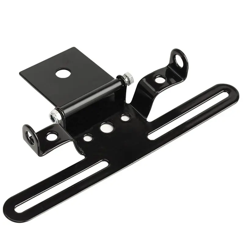 AB61-Metal Material Motorcycle Tail Light Support Bracket, Adjustable Angle Design, Simple Installation Process