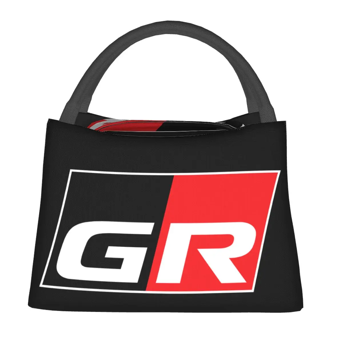 GR Logo Gazoo Racing GR Sport Lunch Bags Insulated Bento Box Leakproof Lunch Tote Picnic Bags for Woman Children Travel