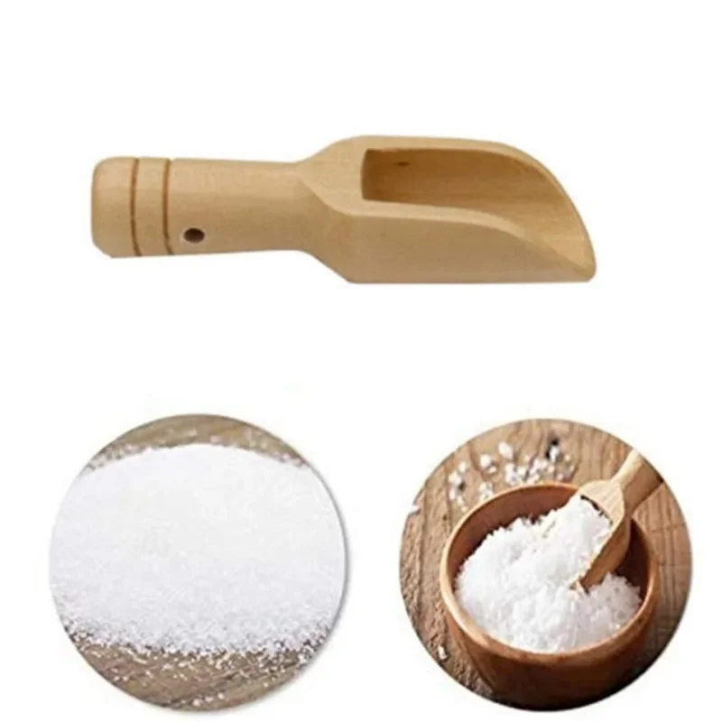 Tea Spoon Scoop Small Salt Shovels Mini Scoop Wooden Teaspoon Milk Powder Scoops Teaware Accessories Spoon