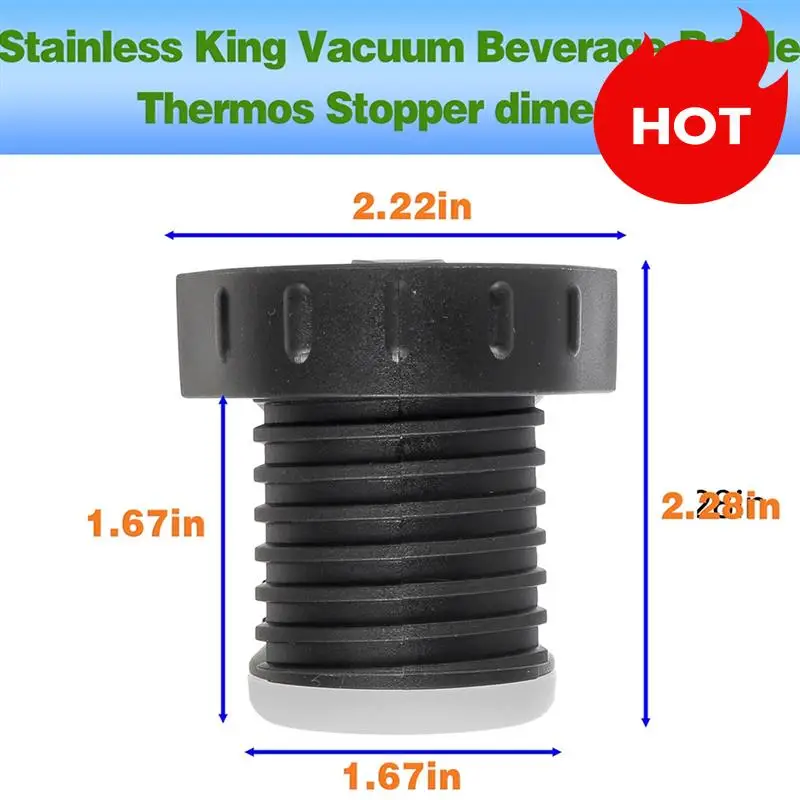 A01V-فراغ معزول المشروبات سدادة ل THERMOSS الفولاذ المقاوم للصدأ الكلاسيكية فراغ معزول أجزاء زجاجة واسعة الفم متجر 40 أوقية