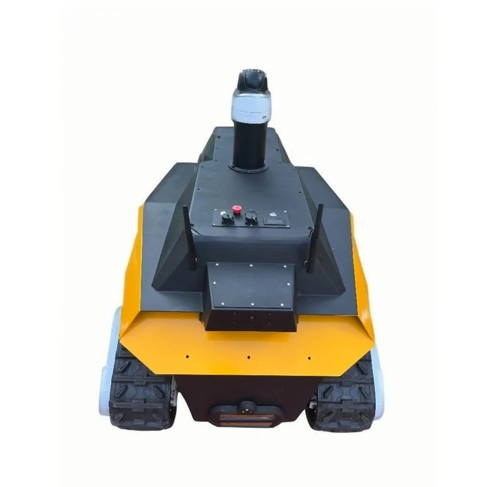 Robot Crawler Chassis Rubber Tracked Carrier Tank Track Platform Transporter With Remote Control