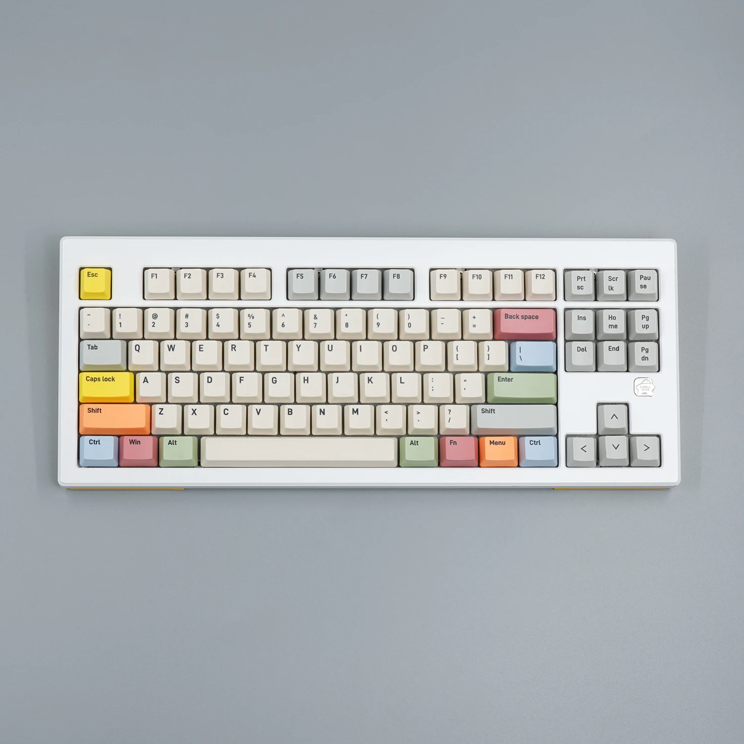 NPKC-teclas de perfil OEM ruso coreano de lona, juego de teclas PBT, teclas de sublimación de tinte para interruptor MX, tapa de teclado mecánico