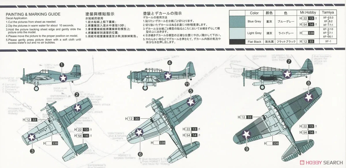 Flyhawk FH1164 Model Kit 1/700 scale WWII USN Carrier-Based Aircraft I 2020 Model Kit