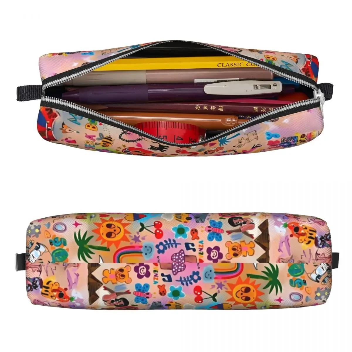 Cute Bichota Music Karol G Pencil Case Pencilcases Pen for Girls Boys Large Storage Bags School Supplies Gift Accessories