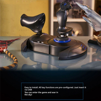 T. Flight Hotas ONE 4 Flight Joystick Control Lever Throttle Simulator For PS5/For PS4//PC