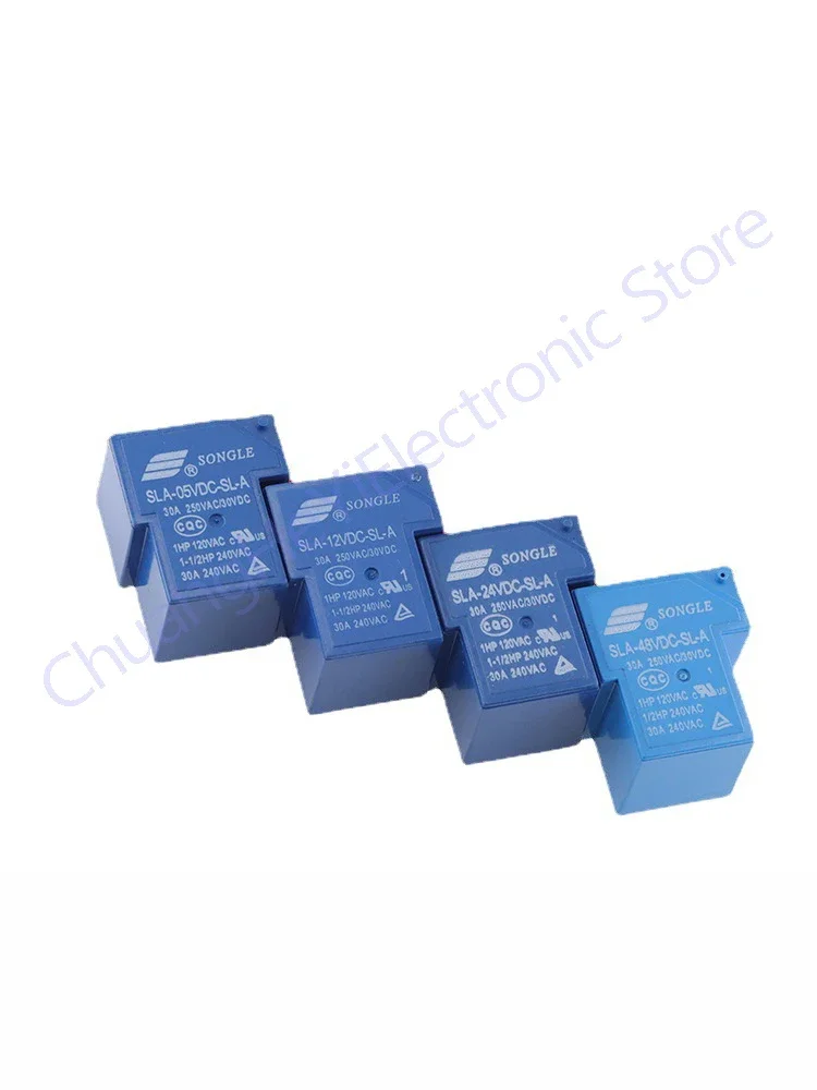 10PCS T90 Songle relay SLA-05 09 12V 24VDC 48VC-SL-A-C 4/5/6 Pin 30A