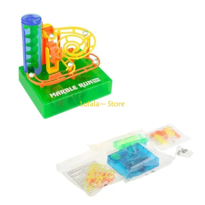 

Y4QA DIY Electric Maze Ball Track Marble Race Run Blocks Inserted Building Blocks for