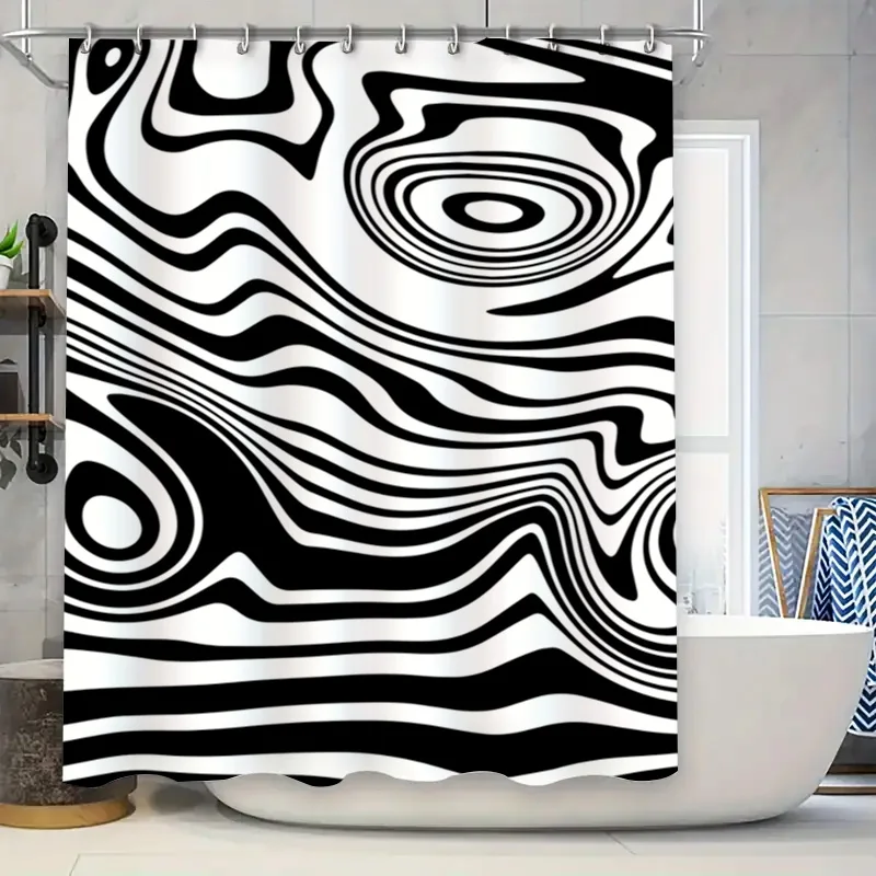 

Художественная рождественская елка, занавеска для душа, разноцветный дизайн в виде всплеска для декора ванной комнаты, 180x175 см, набор ковриков для ванной