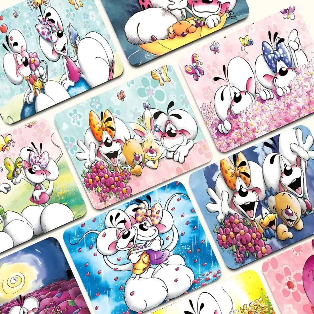 Cartoon Diddl Cute DIY Speed Version Game Computer Keyboard Office Table Mat Cheapest Cup Mats Office Desk Accessories