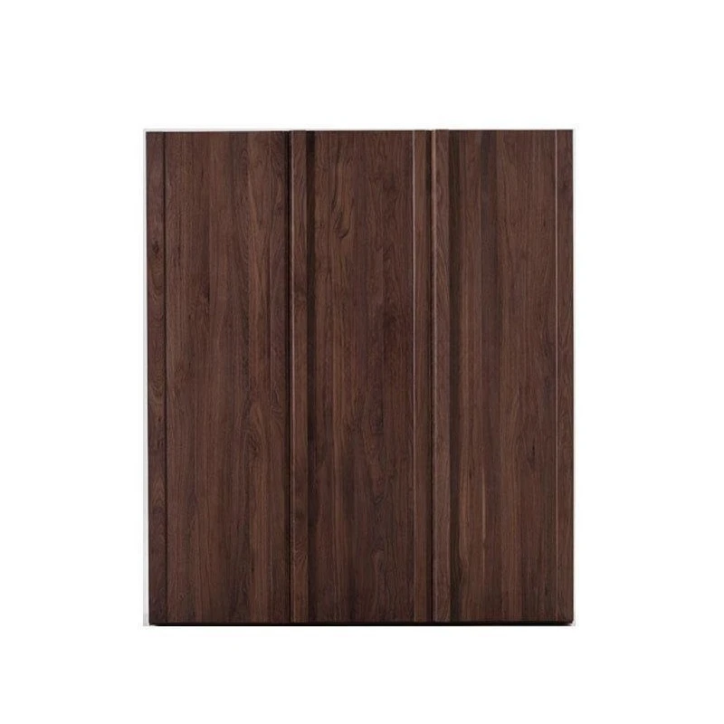 

Nordic all solid wood black walnut, wardrobe cherry wood, oak master bedroom