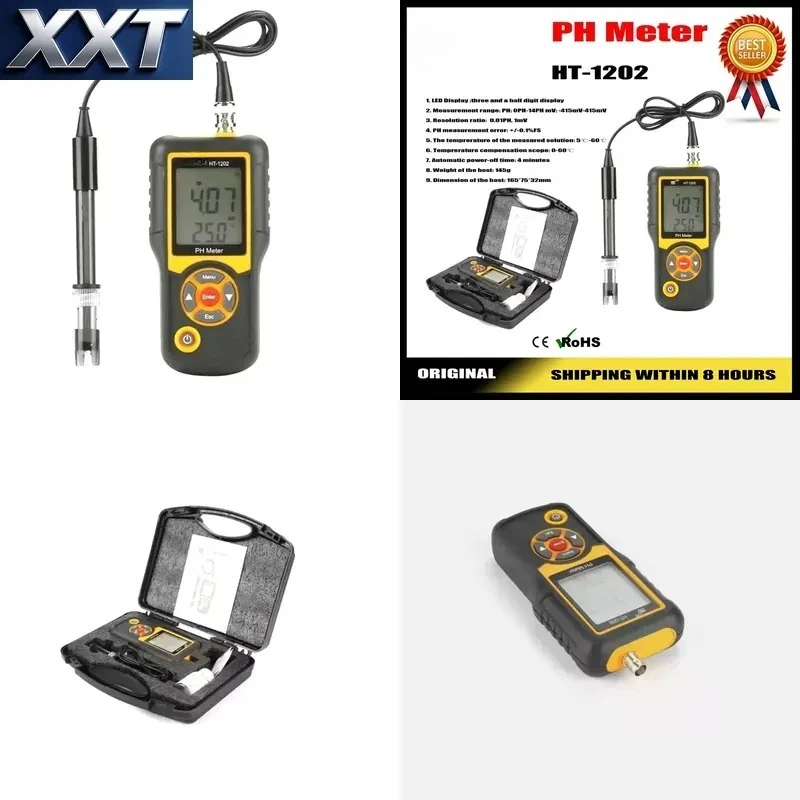 Цифровой pH-метр XXT с интеллектуальным датчиком, высокоточный тестер качества воды для мониторинга пресной воды и марикультуры