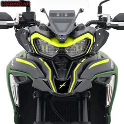 For Benelli TRK 702 TRK 702X 2023 Motorcycle Accessories 3D Gel Epoxy Sticker Kit 3D Motorcycle front end Protection Sticker