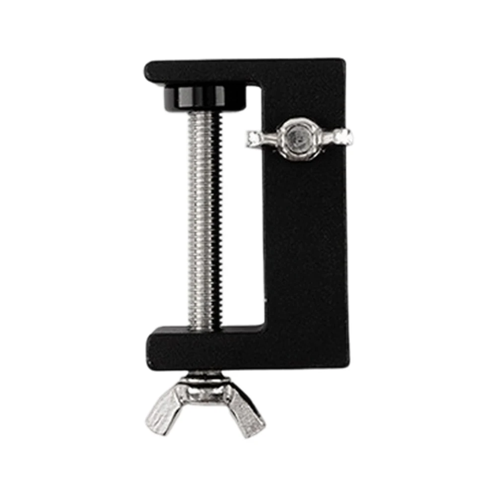 Adjustable camping table extension clip with storage rack function for outdoor use made of aluminum alloy and stainless steel