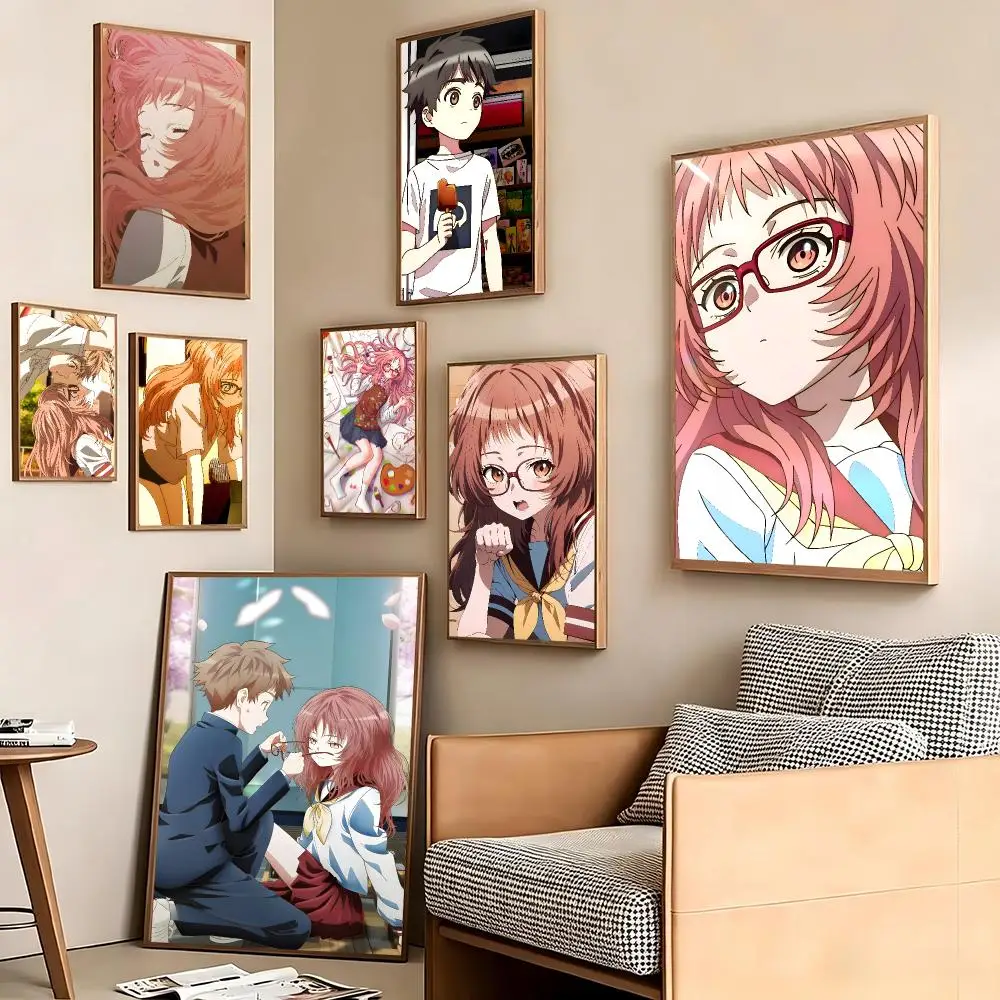 Japanese Anime G-Girl I Like Forgot Her Glasses Poster Pegatina artistica HD autoadhesiva impermeable para salon dormitorio