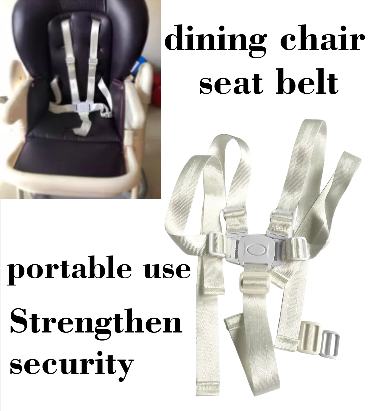 

Детский обеденный стул, ремень безопасности, пятиточечный ремень, детская фиксирующая веревка, аксессуары для коляски, детское автокресло coches de bebe