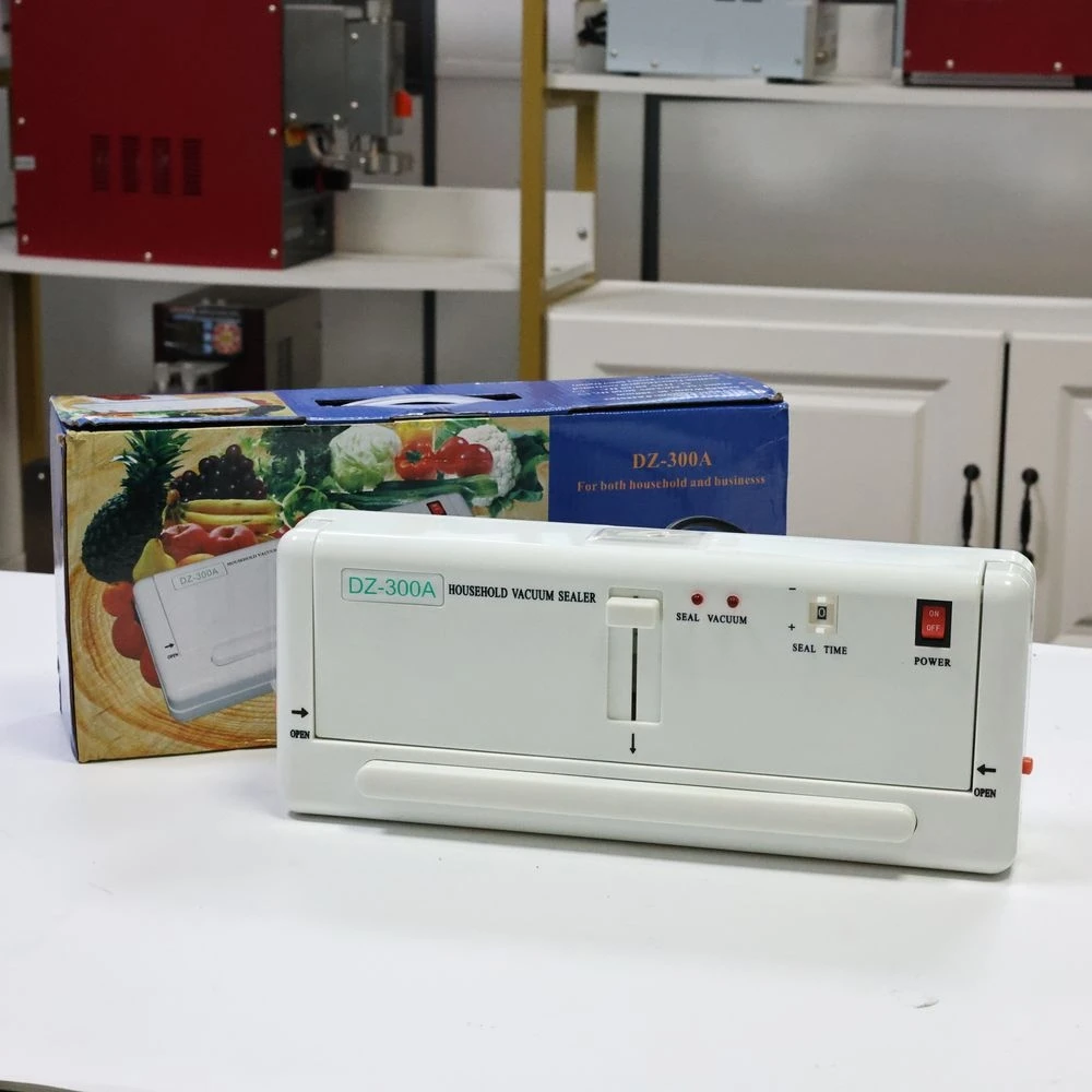 DZ-300A vacuum packaging machine Small household commercial vacuum sealing machine Food vacuum plastic sealing machine