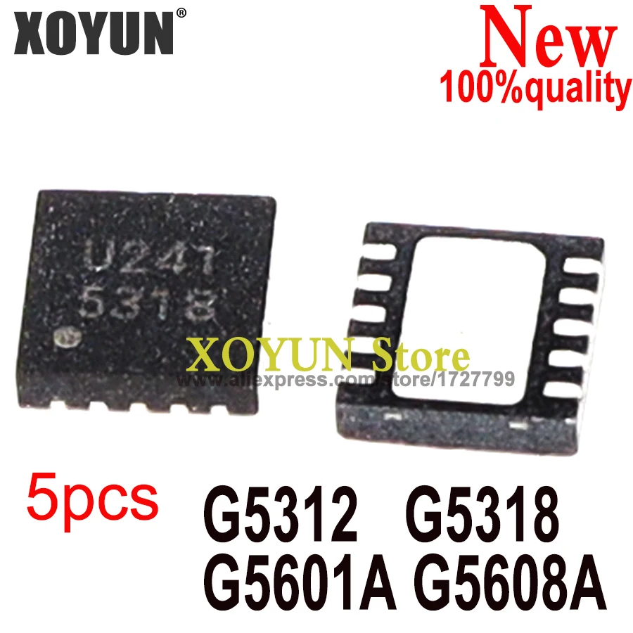 (5piece)100% New 5312 G5312 G5312QN1U 5318 G5318 G5318RE1D 5601A G5601A G5601AR41U 5608A G5608A G5608AR51U G5608AR51D QFN