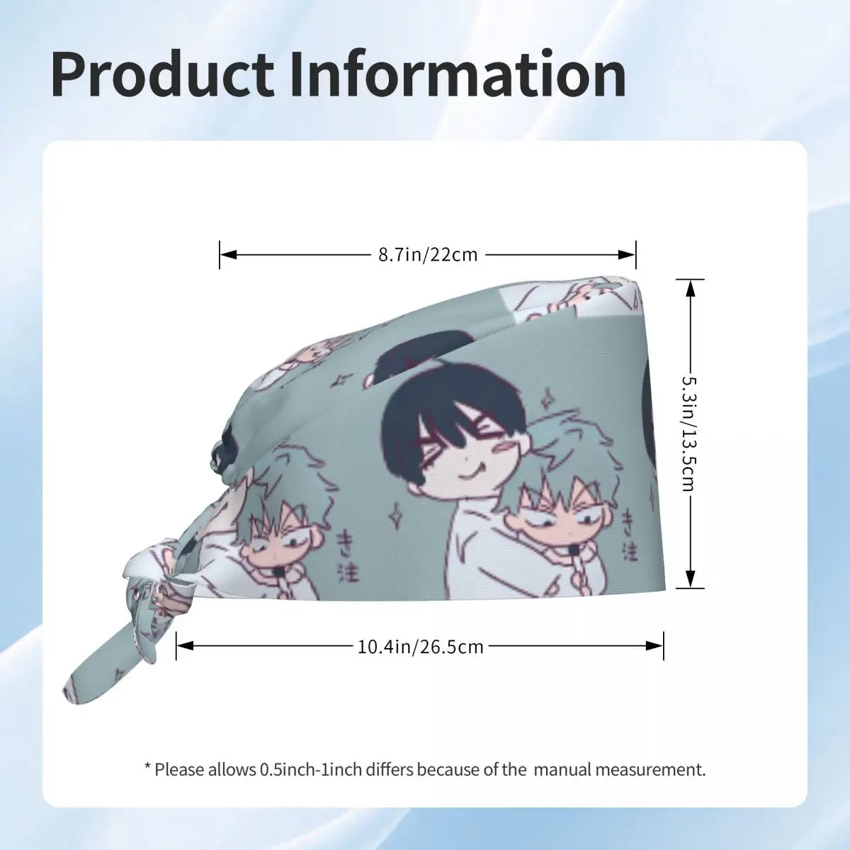 Czapki robocze unisex damskie, czapki pielęgniarskie typu alien, regulowane czapki medyczne, modne czapki do włosów długich, personalizowane czapki medyczne DIY.