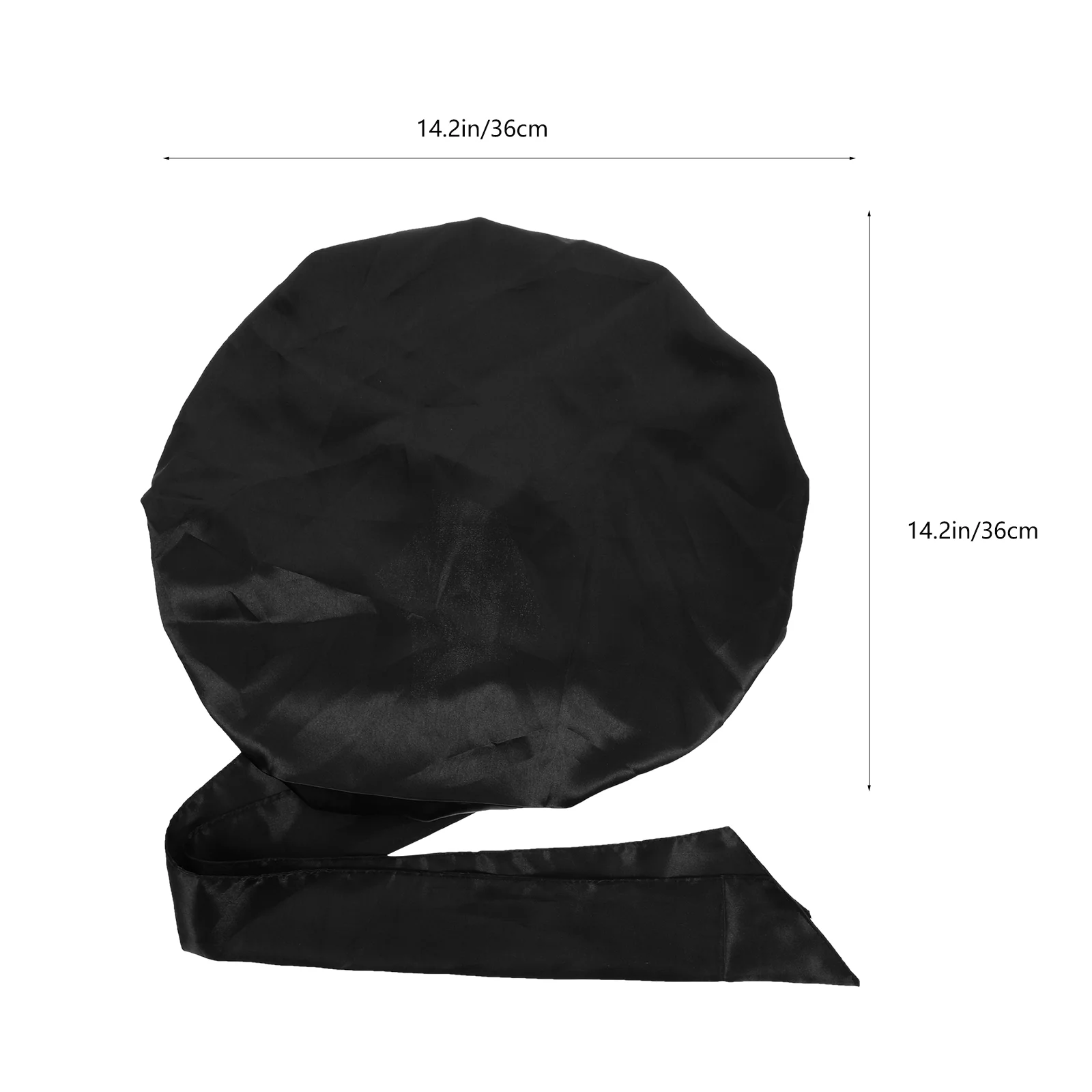 Ladies Hat Silk Sleeping Turbans Satin Bonnet For Hair Bonnets Women Jumbo Wear-resistant Household Hood Bow Tie