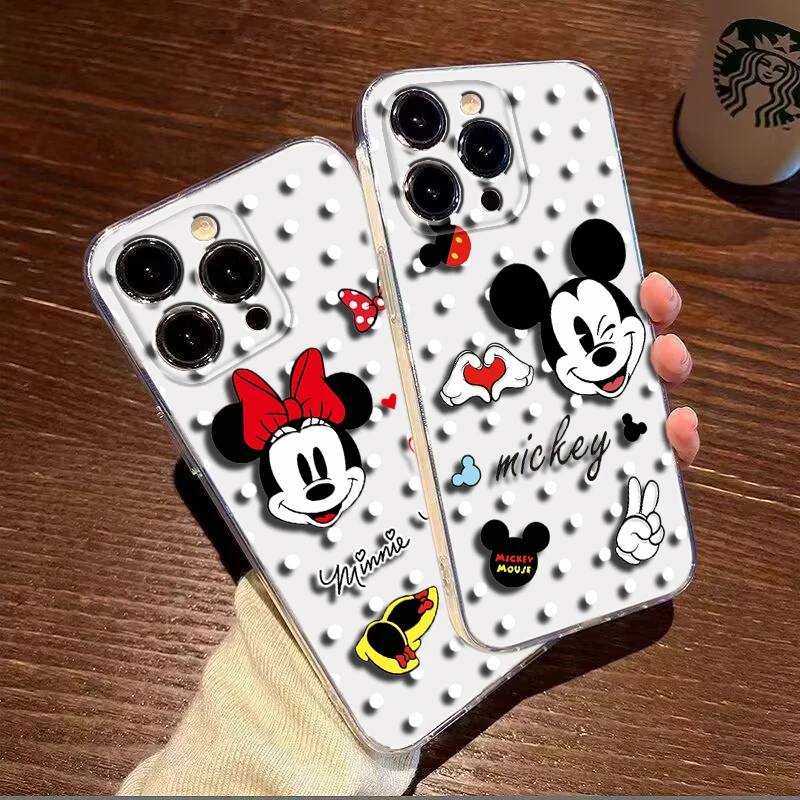 Mickey Mouse Soft Case for Tecno Spark 5 AIR 6 GO 7 7T 7P KF6 LD7 KE7 KE5 Pova 2 Camon 16 17P 17 CG7 CG8 BC1 POP 4