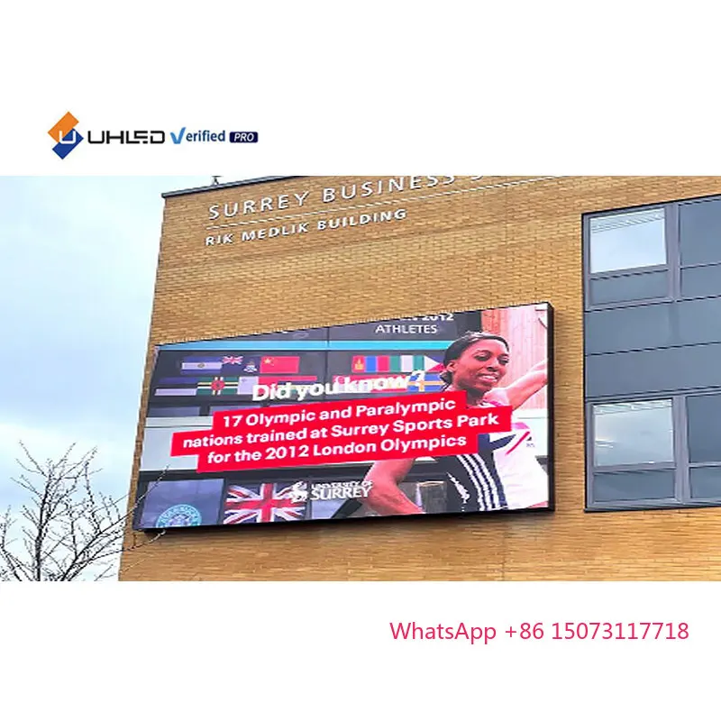 

Наружный цифровой рекламный щит P6 Реклама Светодиодный экран Вывеска P5 P10 Светодиодный экран Fix Istall Uhled Панель вывески P10 Светодиодный экран