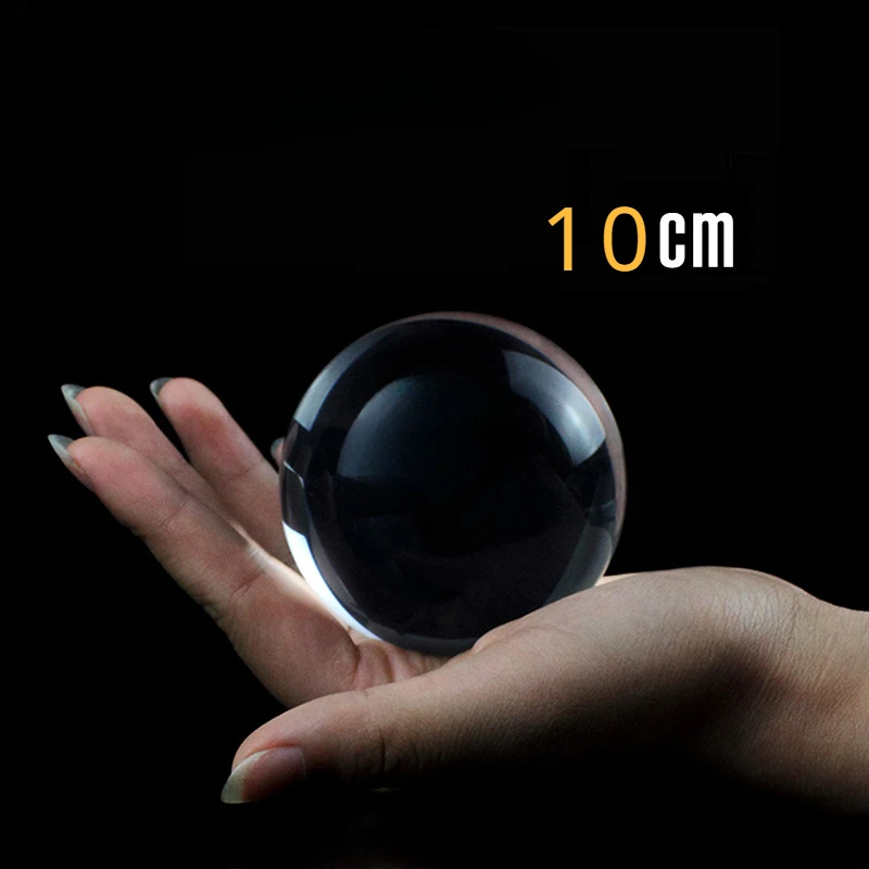 10cm Juggling Crystal Ball Acrylic Material 100% Transparency Professional Manipulation  Accessories