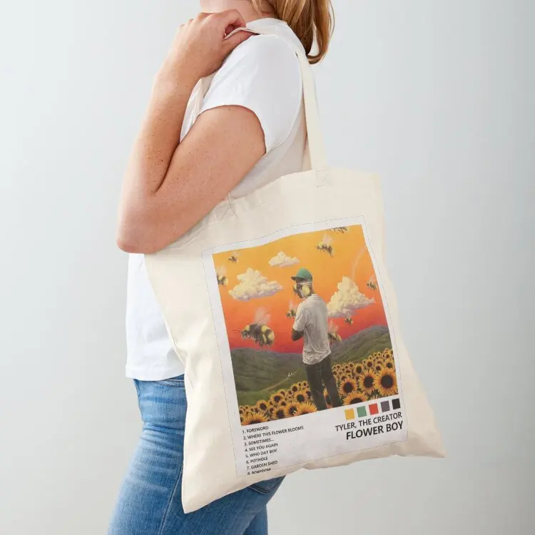 

TylerTheCreater - Flower Boy Posters || 002 Tote Bag Lady bag Portable shopping bag Women's shopper Gift